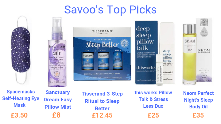 budget sleeping aid beauty products