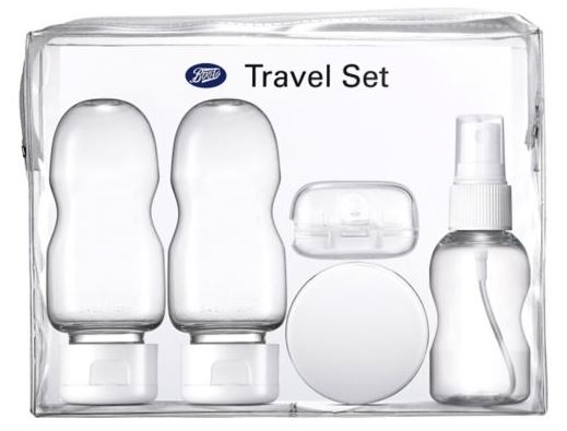 toiletries travel set