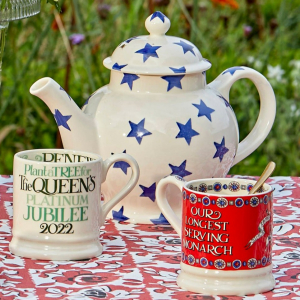 Emma Bridgewater Platinum Jubilee teapot and mugs